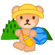 遠足・ハイキング　イラスト