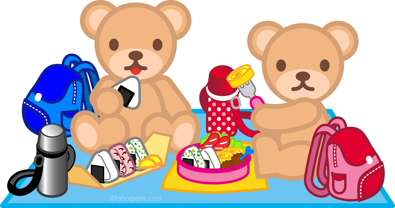 遠足/ピクニック/ハイキングのイラスト【2】-フリー素材・無料イラスト