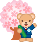 卒業式　桜　イラスト