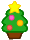 クリスマスツリーのgifアニメ
