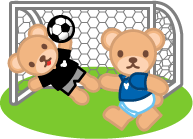 サッカーのイラスト