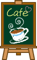 カフェボード　ブラックボード　黒板　イラスト