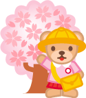 桜　入園式　イラスト